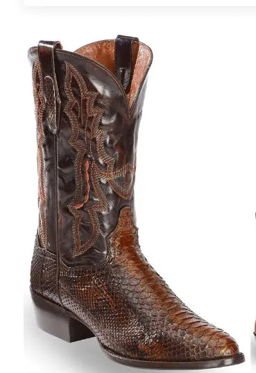Mens Embroidered Pointed-Toe Patchwork Quilted Boots style-haven-vwag8