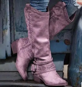 Martin boots, women's medium boots, Knights' boots style-haven-vwag8