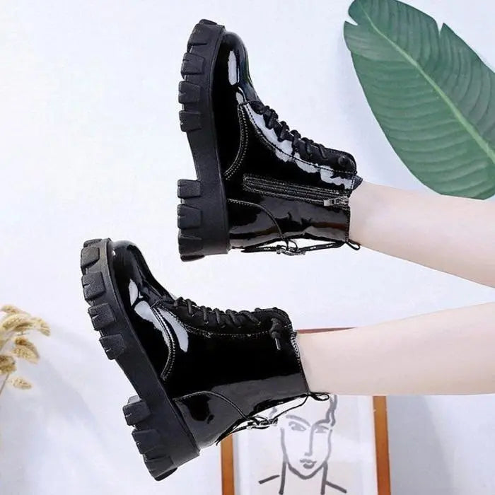 Women's platform Martin boots style-haven-vwag8