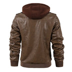 Motorcycle leather men's jackets stand collar men Gear Hikes