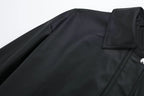 Women's Lapel Loose Faux Leather Bomber Jacket Coat Gear Hikes