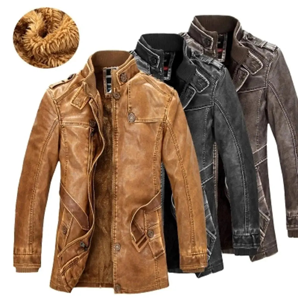 Duolino Classic Leather Jacket Gear Hikes