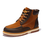Fashion Shoes Military Boots High-Top Tooling Shoes Men's Short Boots style-haven-vwag8