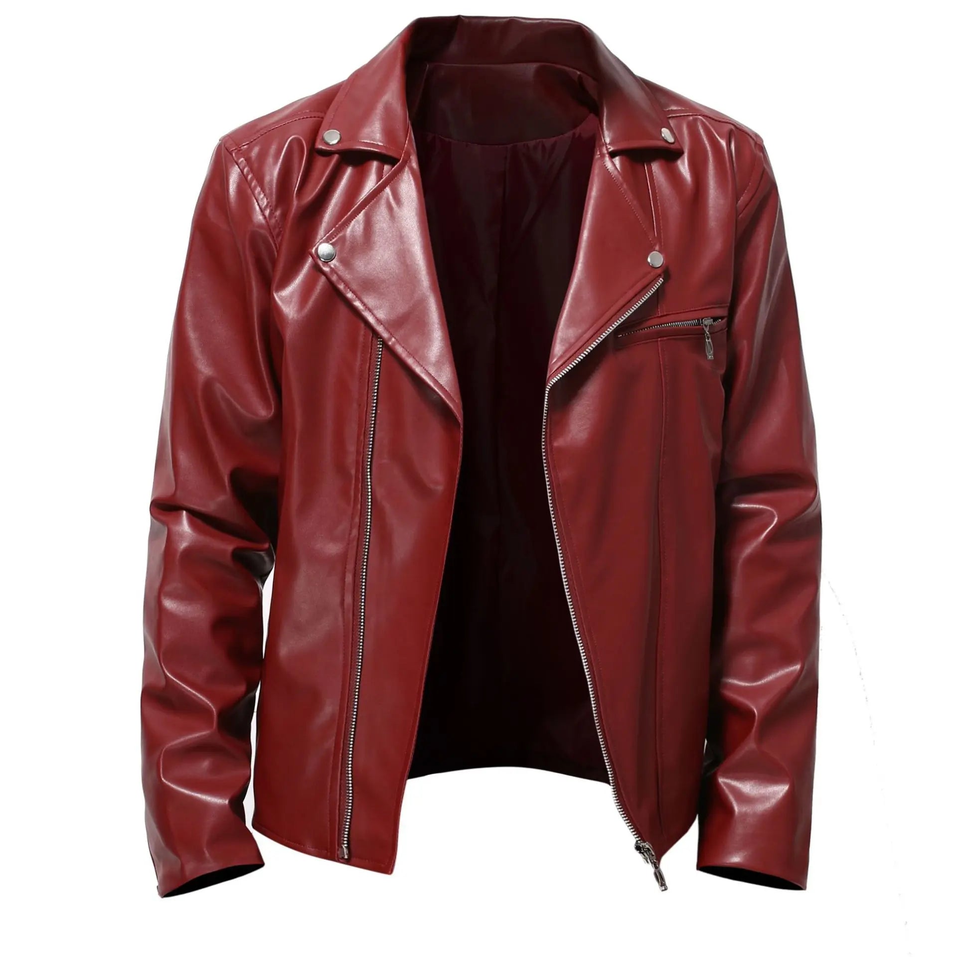 Men's Leather Clothing Trend Spring And Autumn New Leather Jackets Gear Hikes