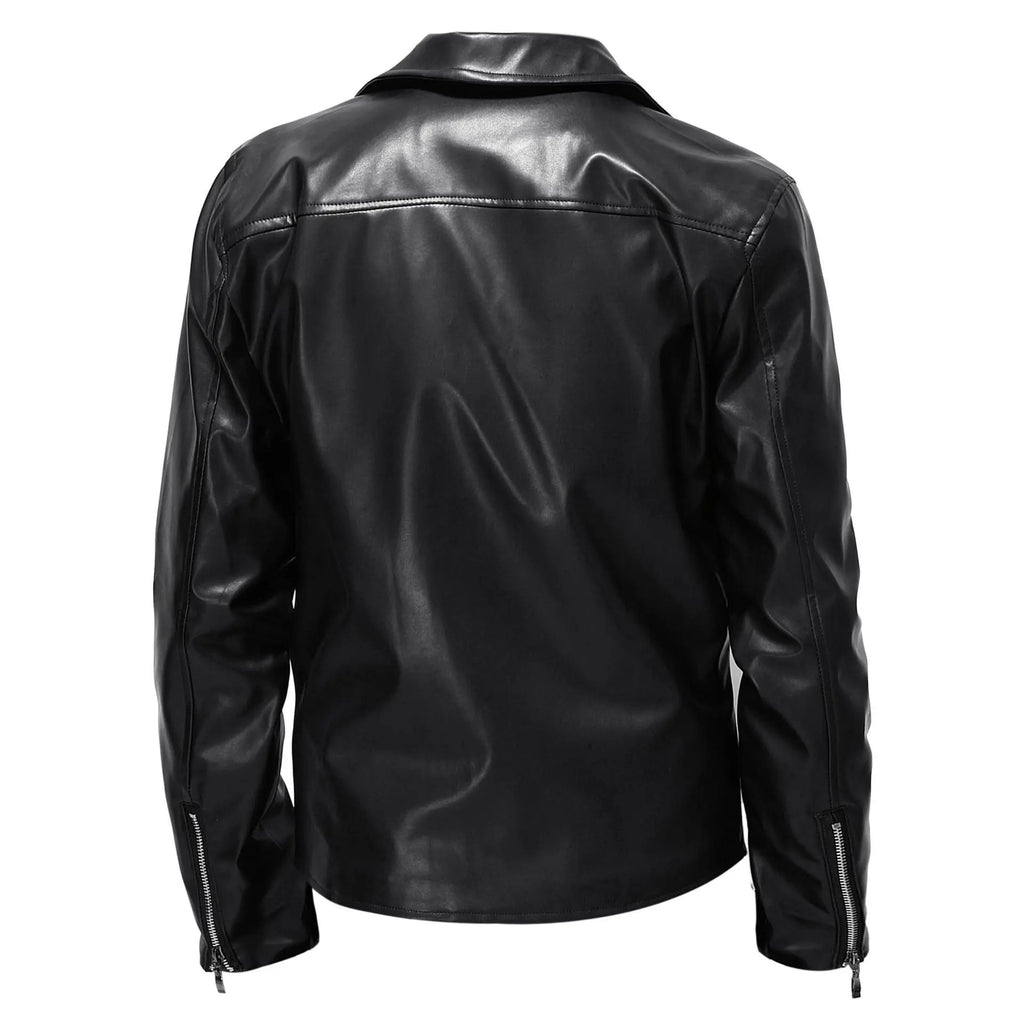 Men's Leather Clothing Trend Spring And Autumn New Leather Jackets Gear Hikes