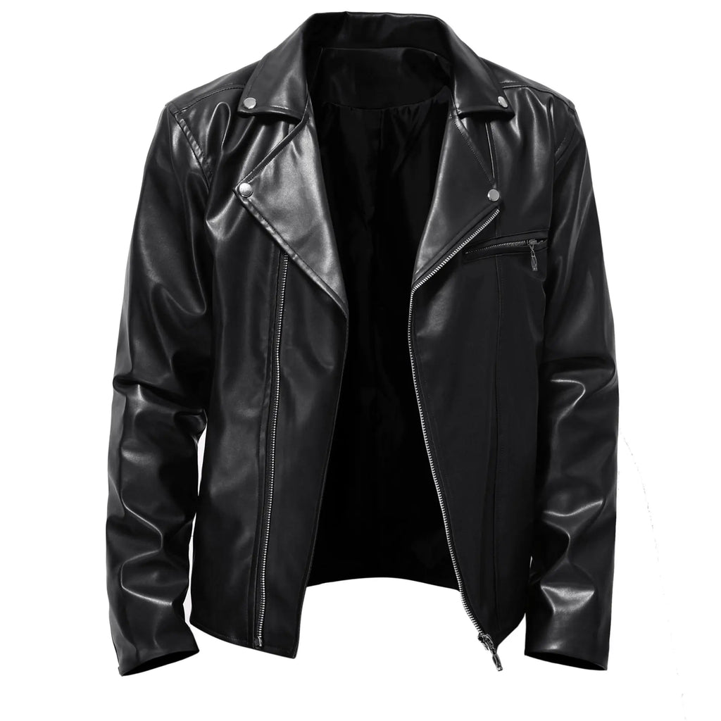 Men's Leather Clothing Trend Spring And Autumn New Leather Jackets Gear Hikes