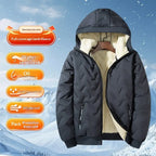 Men's Fleece-Lined Thickened Hooded Jacket style-haven-vwag8