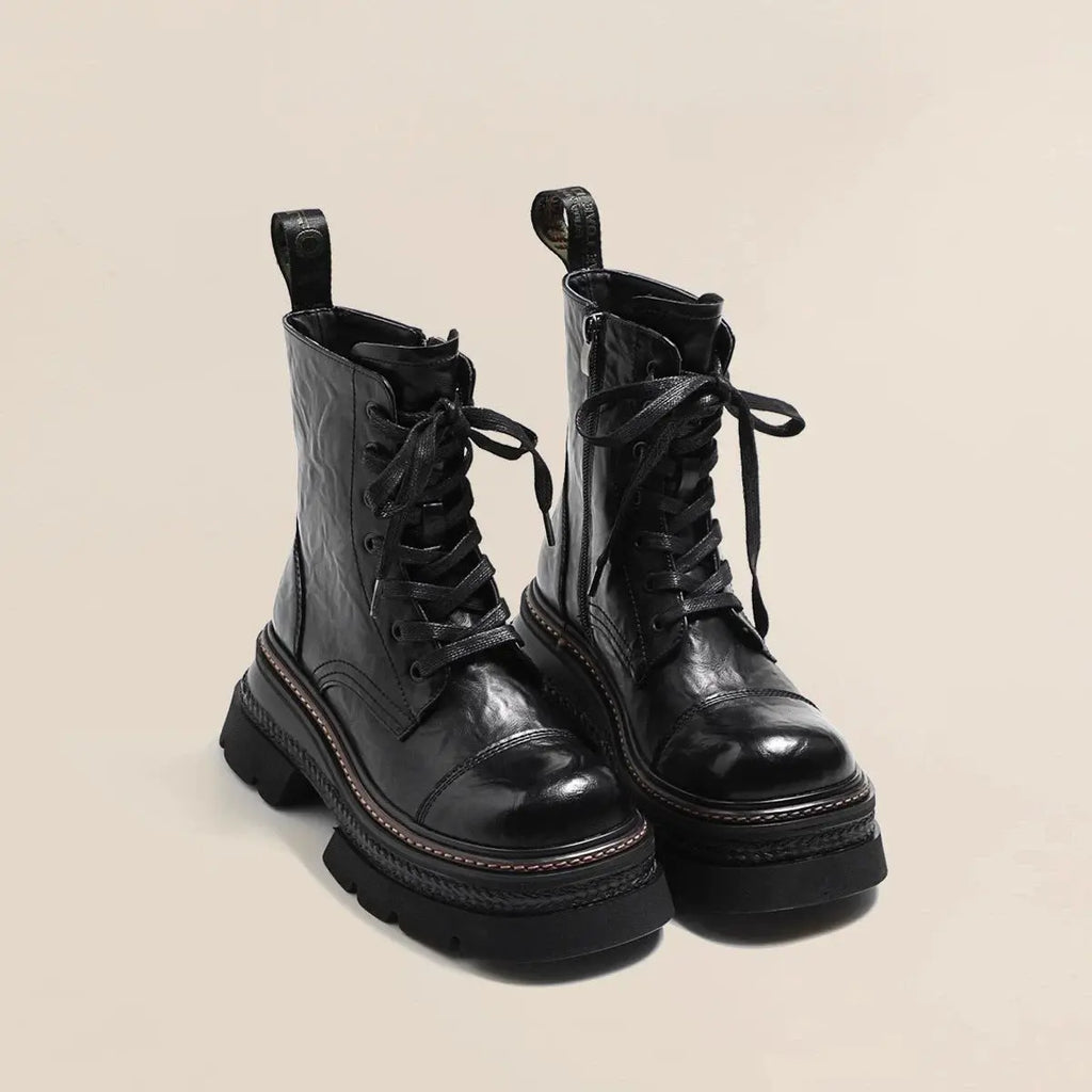 Women's Fashionable Cotton-padded Dr Martens Boots style-haven-vwag8