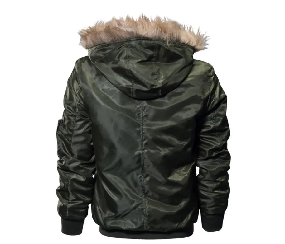 Men's 3D Velvet Military-Inspired Thick Winter Coat style-haven-vwag8