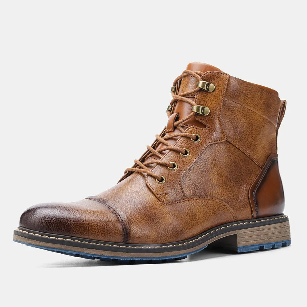 Mens Fashion High Top Vintage Martin Boots style-haven-vwag8