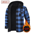 Men's Fleece-Lined Thickened Hooded Shirt style-haven-vwag8
