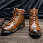 Mens Fashion High Top Vintage Martin Boots style-haven-vwag8