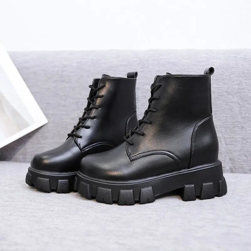 Women's platform Martin boots style-haven-vwag8