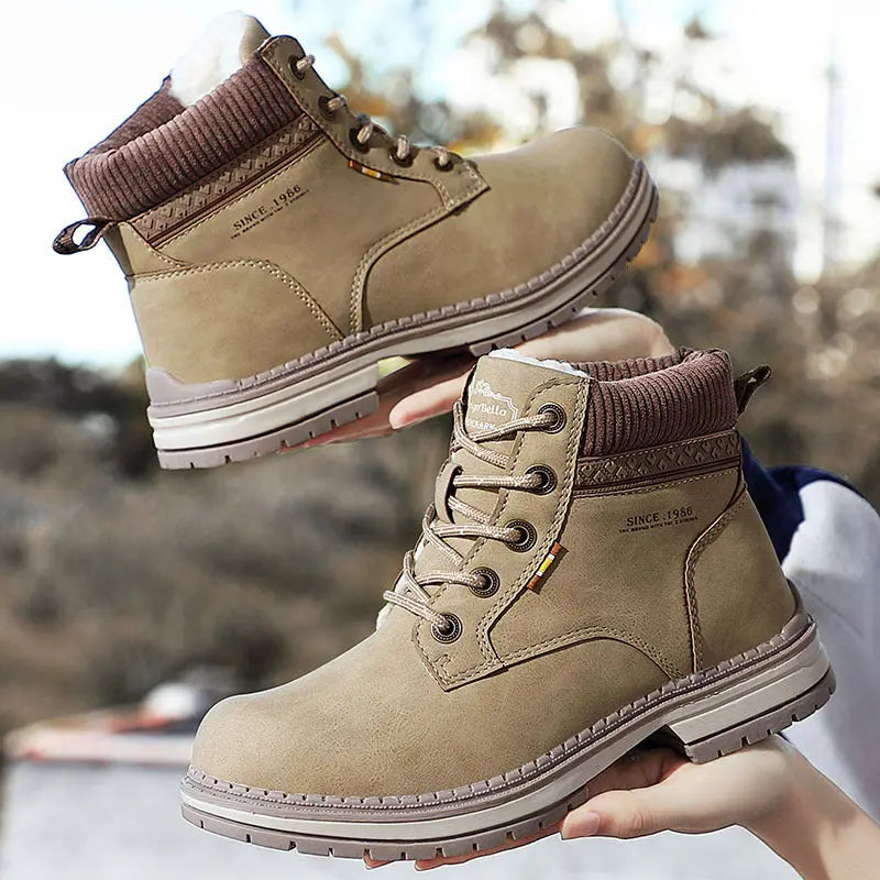 Women's plus cashmere Martin boots style-haven-vwag8