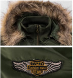 Men's 3D Velvet Military-Inspired Thick Winter Coat style-haven-vwag8
