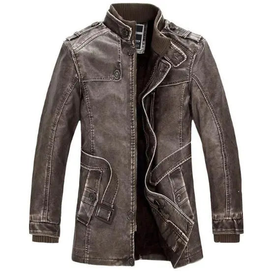 Duolino Classic Leather Jacket Gear Hikes