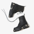 Women's motorcycle boots short Martin boots style-haven-vwag8