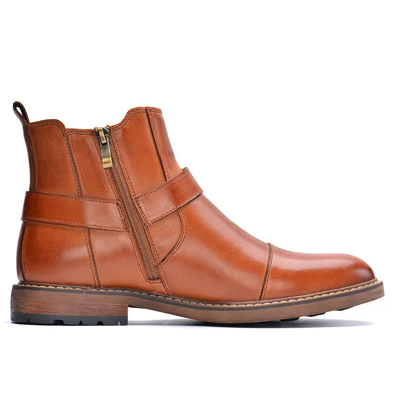 Arkbird Mens High Top Tooling Martin Boots style-haven-vwag8