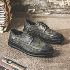 Mens Business Casual Korean Style Trendy British Mens Shoes style-haven-vwag8