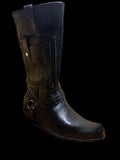Embroidered Knight High-Heel Leather Mens Boots style-haven-vwag8