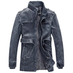 Duolino Classic Leather Jacket Gear Hikes