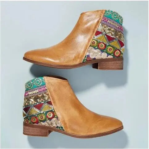 Matte suede women's boots Martin boots style-haven-vwag8