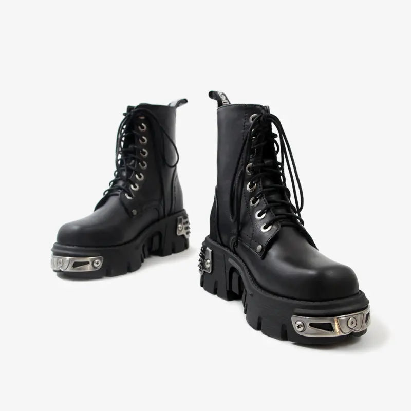 Women's motorcycle boots short Martin boots style-haven-vwag8