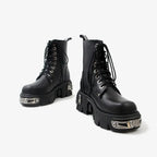 Women's motorcycle boots short Martin boots style-haven-vwag8