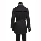 Men's British-Style Slim-Fit Trench Coat — Belted, Plus-Size style-haven-vwag8