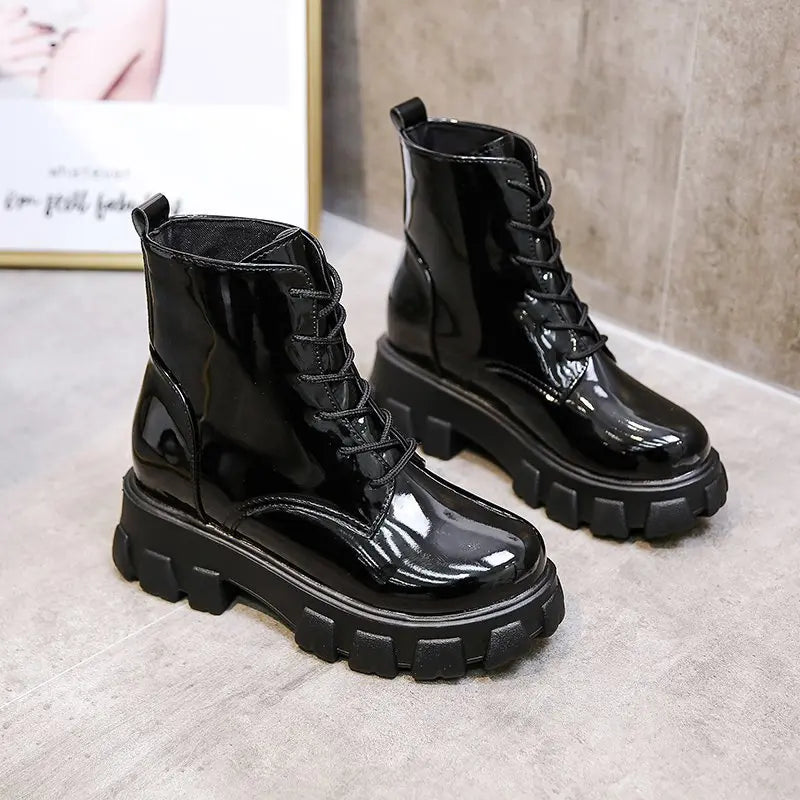 Women's platform Martin boots style-haven-vwag8