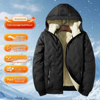 Men's Fleece-Lined Thickened Hooded Jacket style-haven-vwag8