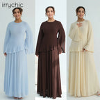 Women's Waist-cinching Double-layer Dress style-haven-vwag8