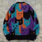 Mens Cartoon Sweater With Long Sleeves style-haven-vwag8
