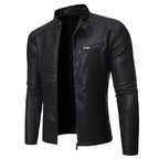 New European And American Men's Motorcycle Leather Jackets Gear Hikes