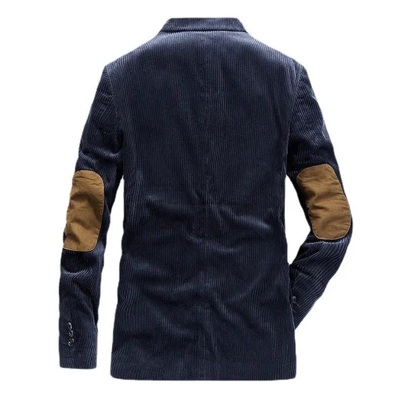 New Arrival Corduroy Retro Casual Mens Solid-Colored Suit Jacket style-haven-vwag8