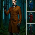 Mens Lined Wool Coat For Fall And Winter style-haven-vwag8