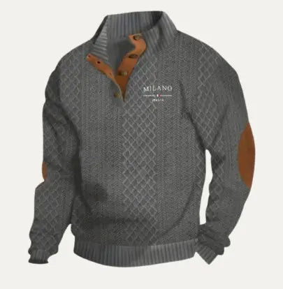 Men's Jacquard-Knit Pullover Sweater style-haven-vwag8