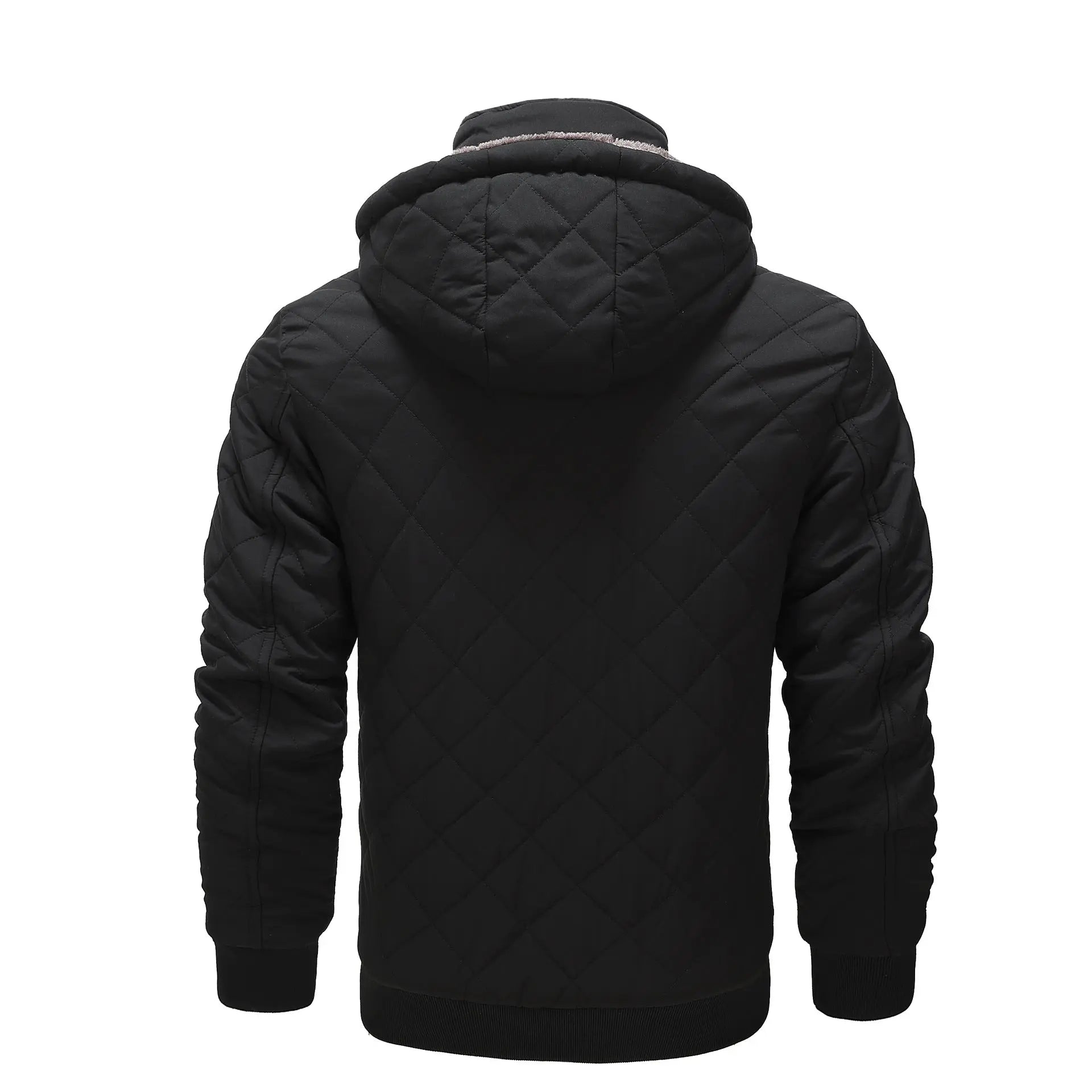 Men's Fleece-Lined Insulated Hooded Coat — Extended Sizes style-haven-vwag8