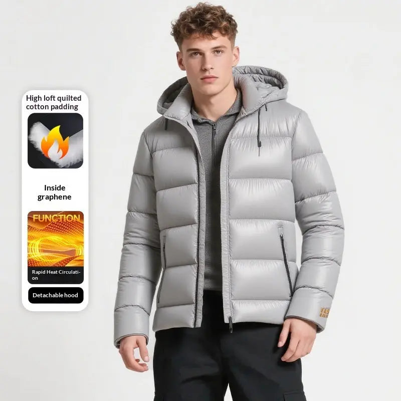 Men's Hooded Corduroy Wool Coat — Cotton-Padded Winter Warmth style-haven-vwag8