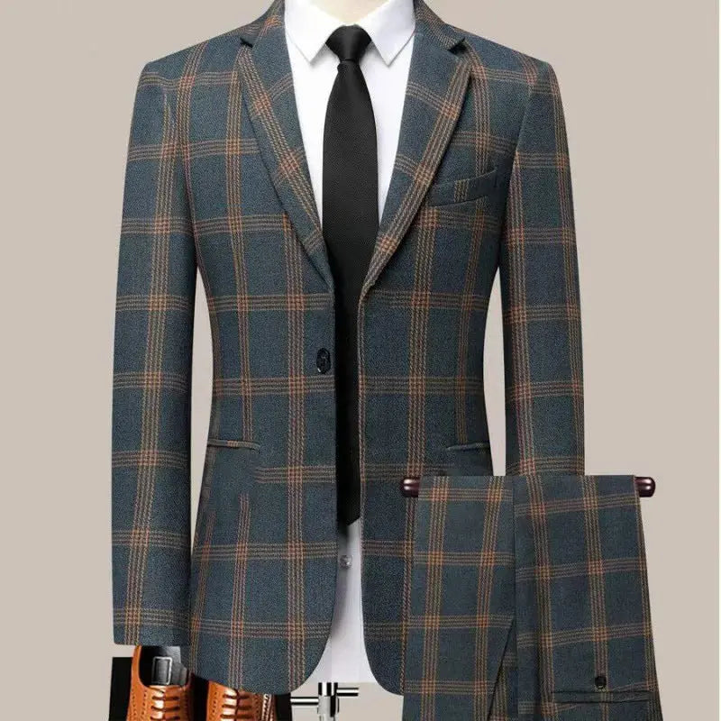 Mens Casual Loose-fitting Versatile Suit Set style-haven-vwag8