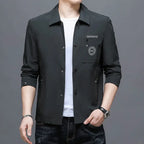Mens Casual Lapel Top Wrinkle-free Mens Jacket style-haven-vwag8