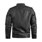 Men's Black Pu Leather Biker Jacket VINTAGE REAL MOTORCYCLE JACKETS FOR MEN Gear Hikes