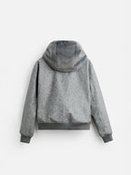 Men's Double-sided Faux Leather Hooded Bomber Jacket Gear Hikes