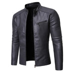 New European And American Men's Motorcycle Leather Jackets Gear Hikes