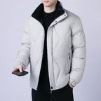 Men's Thickened Hooded Puffer Jacket — Wrinkle-Resistant style-haven-vwag8