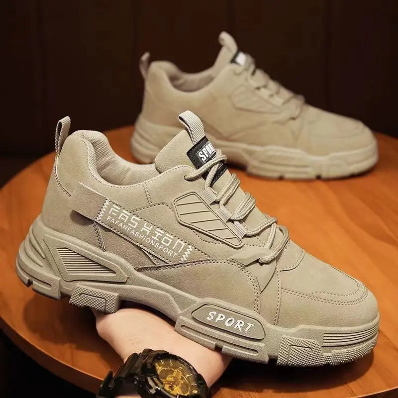 Men's Non-Slip Suede Work Sneakers — Breathable & Wear-Resistant style-haven-vwag8