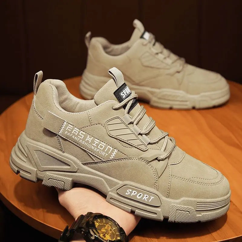 Men's Non-Slip Suede Work Sneakers — Breathable & Wear-Resistant style-haven-vwag8