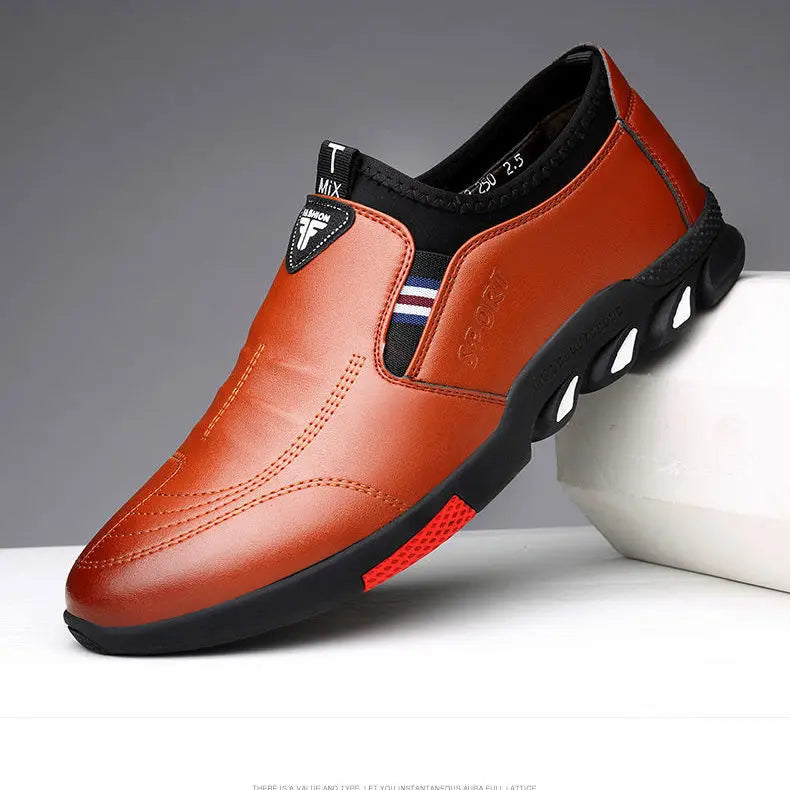 Leather Shoes Mens Leather Spring New Mens Business style-haven-vwag8