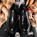 Mens Business Casual Korean Style Trendy British Mens Shoes style-haven-vwag8