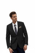 Charcoal Blazer — Expanded Top